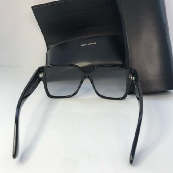 New  - 💯 Authentic Saint Laurent Black Grey Sunglasses SLM9 - Picture 13 of 13